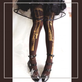 Ruby Rabbit Rope Classic Lolita Style Tights (RR08)