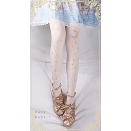 Ruby Rabbit Trickle Moon Classic Lolita Style Tights (RR16)