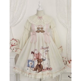 Sheep And Bear Sweet Lolita Dress JSK by Alice Girl (AGL24)