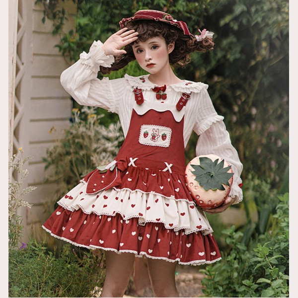 Alice Girl ~Sleep Rabbit Lolita JSK ,Sweet Lolita Jumpers - Gothic lolita  JSK - My Lolita Dress