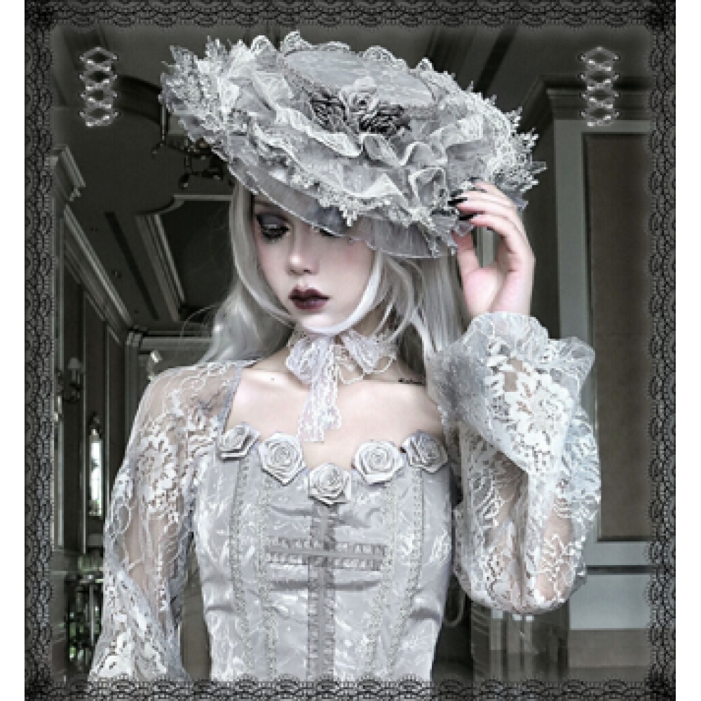 Rose Funeral Gothic Hat by Blood Supply (BSY27)