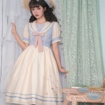 Oriental Cherry Lolita Style Dress OP by Withpuji (WJ93)
