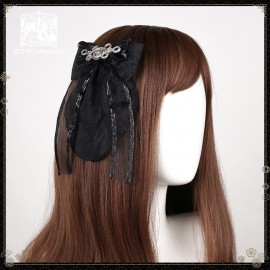 Ink Queen Lolita Style Hair Clip by Cat Highness (CH45)
