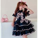 Idol Cat Sweet Goth Lolita Style Dress by Diamond Honey (DH87)