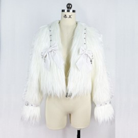 Sweet Doll Kawaii Faux Fur Jacket by Diamond Honey (DH98)