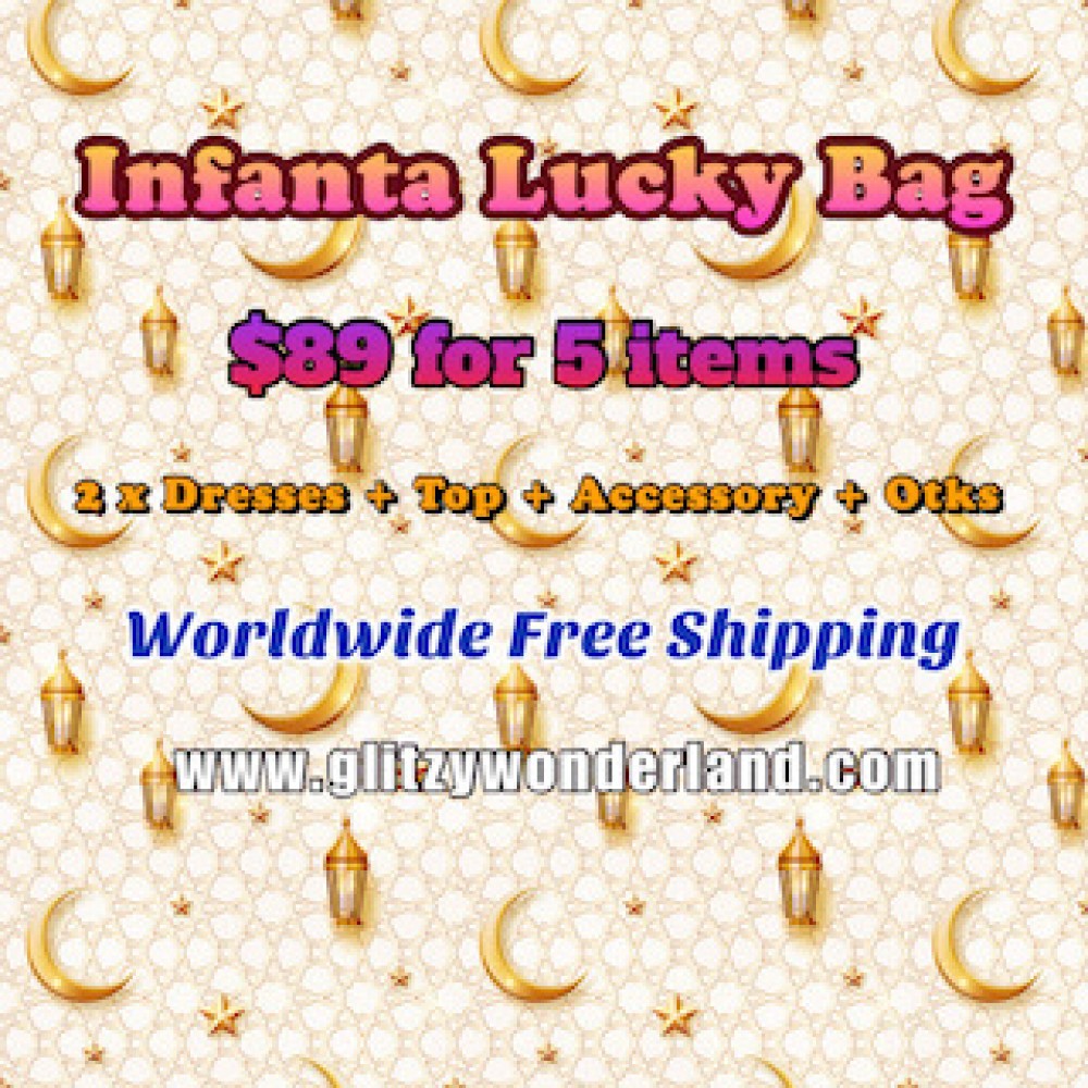 Infanta Lucky Bag 2 Dresses + 1 Top + 1 Accessory + Otks (INL5)
