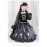 The Ghost Bride Gothic Lolita Dress + KC + Choker 3pc Set (JYF01)