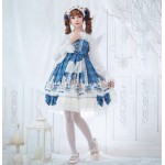 School Of Fantasy Sweet Lolita Style Dress JSK by JingYueFang (YJ14)