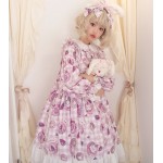 Strawberry Bear Sweet Lolita Style Dress OP by Lineall Cat (LC04)