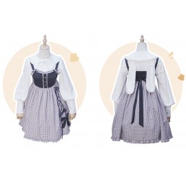 Sleeping Rabbit Lolita Style Blouse by Lineall Cat (LC07)