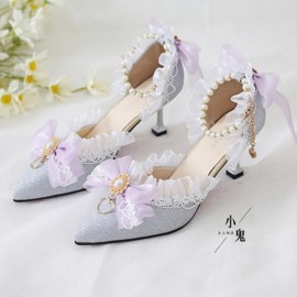 French Swan Lolita High Heels Shoes (LG41)