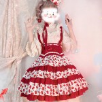 Magic Tea Party Cherry Tea Party Lolita Skirt SK (MP131)