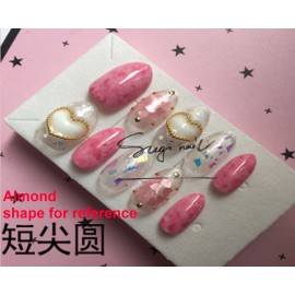 Cat' s Paw Bowknot Gel Nails (SN09)