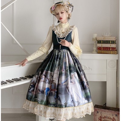 SALE! Palace Tea Party Classic Lolita Style Dress JSK - Size L (C90)