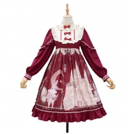 Forest Theatre Sweet Lolita Style Dress OP (KJ33)