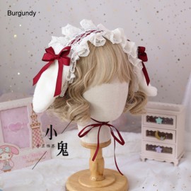 Mini Lop Rabbit Ears Sweet Lolita Style Headband KC (LG25)