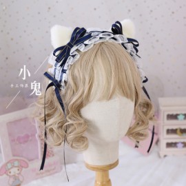 Cat Ears Bowknot Lolita Headdress (LG27)