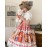 Stamp Bear Sweet Lolita Style Dress JSK by JingYueFang (YJ09)