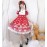 Strawberry Basket Sweet Lolita Style Dress OP by JingYueFang (YJ06)