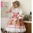 Stamp Bear Sweet Lolita Style Dress JSK by JingYueFang (YJ09)