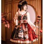 Island Timber Wa Lolita Style Dress JSK & Blouse Full Set (HS07)