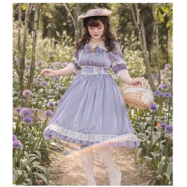 Starry Sky Classic Lolita Style Dress OP 2 (LSK12)