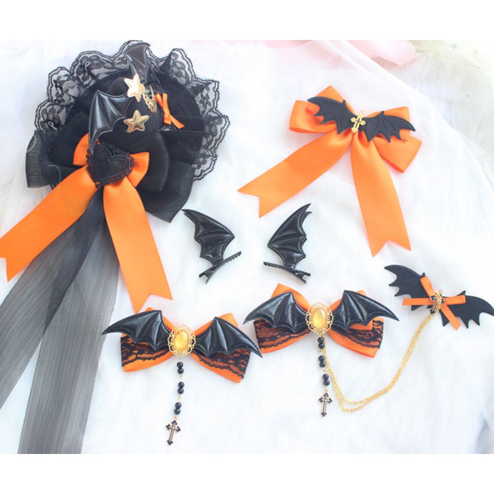 Halloween Bat Wing Lolita Style Accessories ***Buy 2 Get 1 Free*** (DG04)