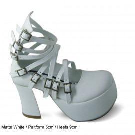 Multi-Strap Queen Lolita Shoes (9804)