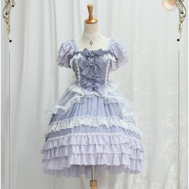 Sparkling Bubble Hime Lolita Dress OP by Souffle Song (SS1027)