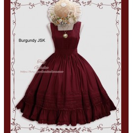 4 Ways Country Classic Lolita Dress JSK + Apron Set by Tiny Garden (TG15)