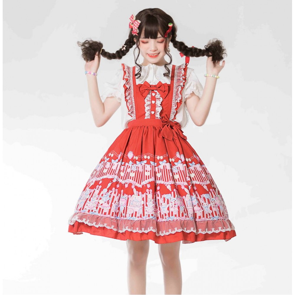 Rabbit Tea Party Lolita Style Dress JSK (WS30)
