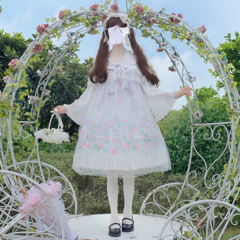 Kitty Garden Lolita Style Dress JSK + Top Set (WS47)