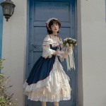 Snow White Lolita Style Dress OP by Withpuji (WJ09)