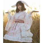 Balmy Autumn Wa Lolita Style Dress OP by Withpuji (WJ11)