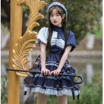 Starlit Night Lolita Style Dress JSK + Top Set by Withpuji (WJ63)