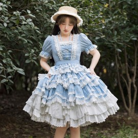 White Tea Lolita Style Petticoat by Withpuji (WJ71)
