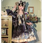 The Peony Pavilion Wa Lolita Dress JSK Full Set by YingLuoFu (SF57)