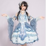 Dance Of Phoenix Qi Lolita Dress JSK Set by YingLuoFu (SF69)