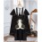 Golden Embroidery Cape Lolita Cloak + Collar + Vest Set by YingLuoFu (SF08)