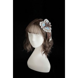 Cocoa Heart Striped Chocolate Sweet Lolita Hair Clip by Alice Girl (AGL62B)
