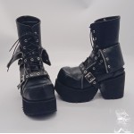 Punk Lolita Boots by Antaina (1435)