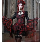 Hades Banquet Gothic Lace Top by Blood Supply (BSY113)