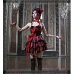 Hades Banquet Gothic Tube Top Dress by Blood Supply (BSY114)
