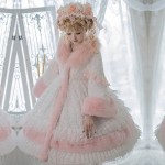 Pinky College Style Hime Lolita Overcoat by Cat Fairy (CF16)
