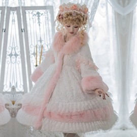 Pinky College Style Hime Lolita Overcoat by Cat Fairy (CF16)