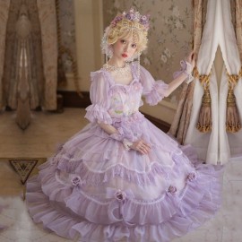 Miss Molly Hime Lolita Style Dress OP by Cat Fairy (CF20)