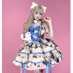 Miss Cat Sweet Lolita Dress JSK by Diamond Honey (DH118)