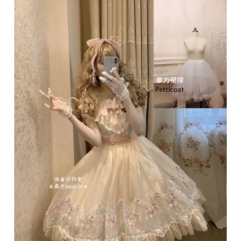 Cherry Blossoms In Spring Lolita Style Dress (DJ57)
