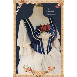 Snow White Classic Lolita Top & Skirt Set by Infanta (IN008)