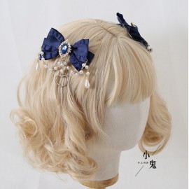 Multi-Color Bowknot Lolita Style Hair Clips / Brooch (LG85)